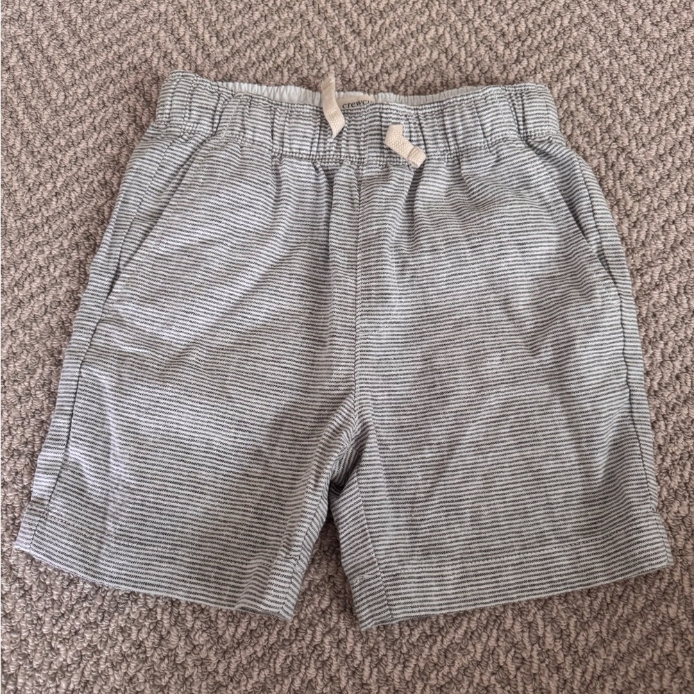 Crewcuts Gray stripe shorts